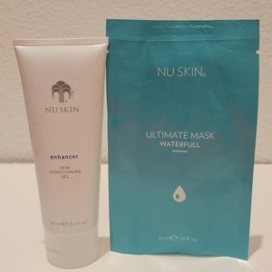 NEW) Nu skin Enhancer Skin Conditioning Aloe Gel + Waterfull mask